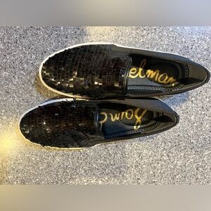 Sam Edelman Black Slip-On sequin. Like new because they are too big for me.